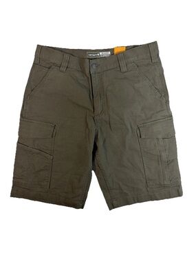 Carhartt Rugged Flex Relaxed Fit Canvas Cargo Men's Work Shorts 34x11  BS3542-M